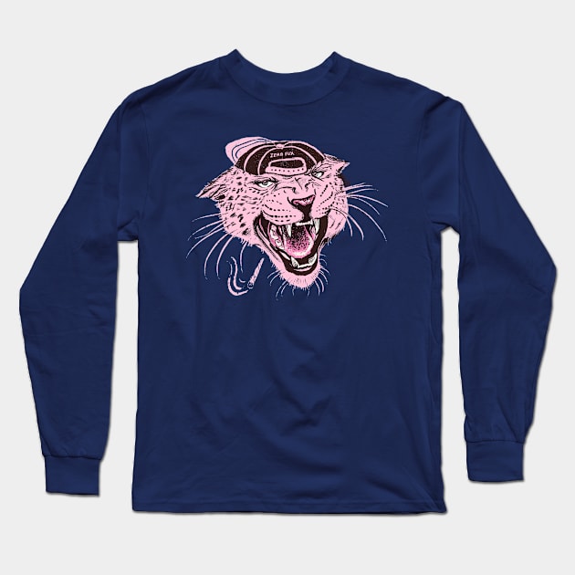 Pink Kitty Long Sleeve T-Shirt by ConradGarner